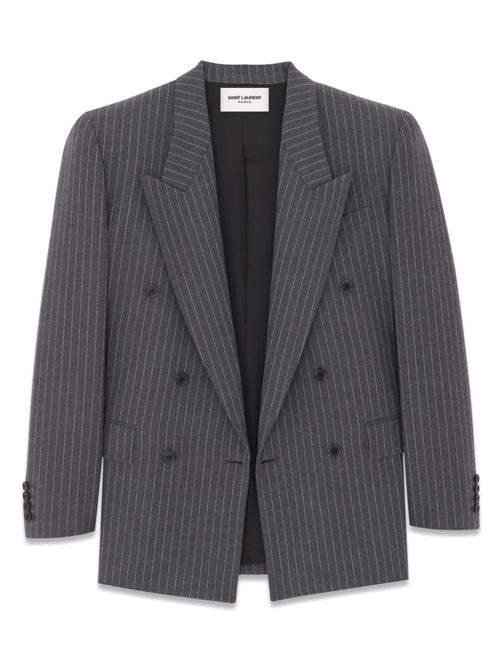 Double-breasted jacket SAINT LAURENT | 762930Y5H371246